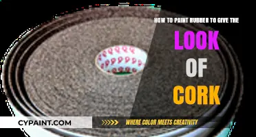 Transform Rubber with Paint: Achieve a Realistic Cork Look Easily