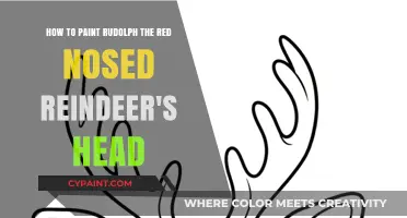 Painting Rudolph's Iconic Head: A Step-by-Step Guide for Artists