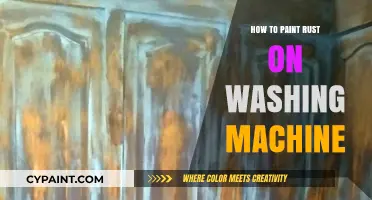 DIY Rust Effect: Transform Your Washing Machine with Paint Techniques