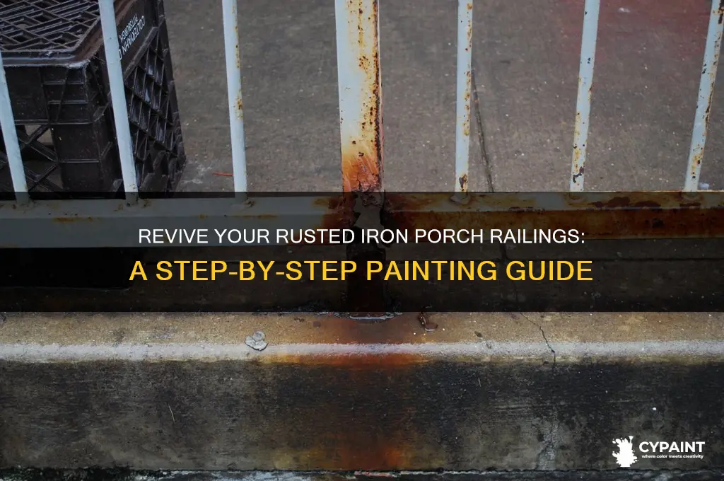 Revive Your Rusted Iron Porch Railings: A Step-By-Step Painting Guide ...