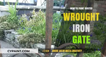 Revive Your Rusted Wrought Iron Gate: A Step-by-Step Painting Guide