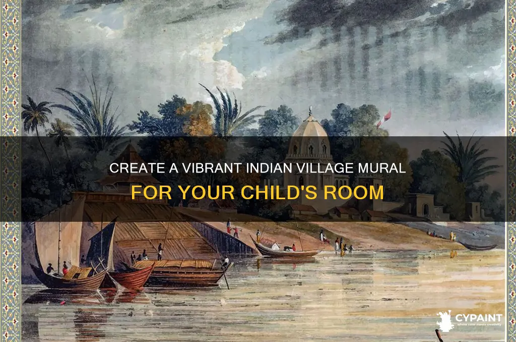 how to paint s indisn village in a childs room