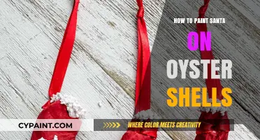 Creative Coastal Christmas: Painting Santa on Oyster Shells Step-by-Step