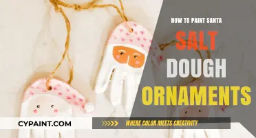 Crafting Jolly Santa Salt Dough Ornaments: A Festive DIY Guide