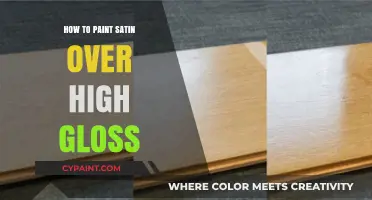 Painting Satin Over High Gloss: A Step-by-Step Guide for Flawless Results