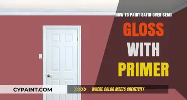 Primer Power: Satin Over Semi-Gloss Paint Perfection