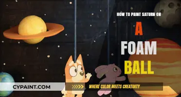 Painting Saturn on a Foam Ball: A Step-by-Step Guide