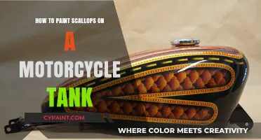 Customizing Your Ride: Painting Scallops on a Motorcycle Tank