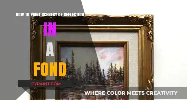 Mastering Reflections: Painting Scenery in a Pond