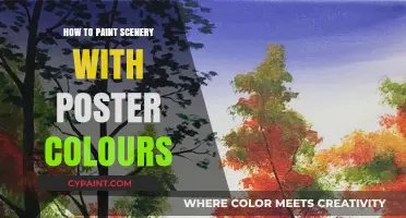 Mastering Poster Color Techniques for Vibrant Scenery Painting
