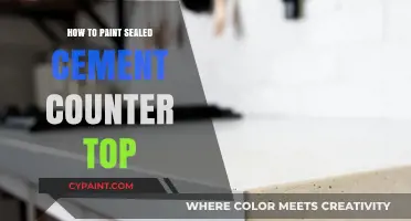 Revamp Your Kitchen: Painting Sealed Cement Countertops Step-by-Step Guide
