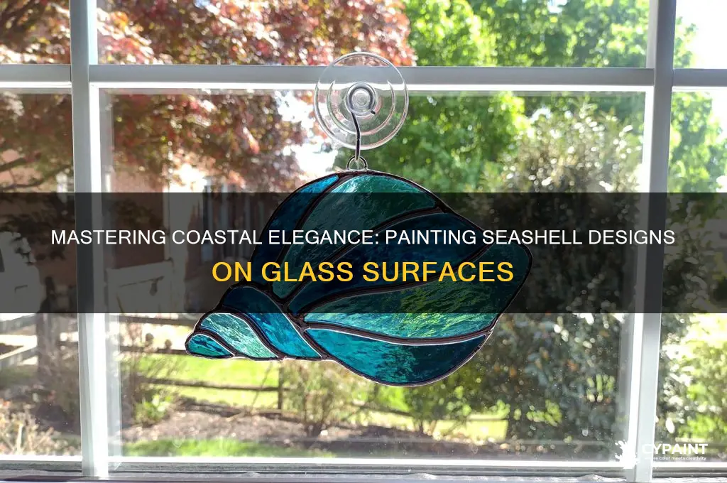 how to paint seashell designs on glass