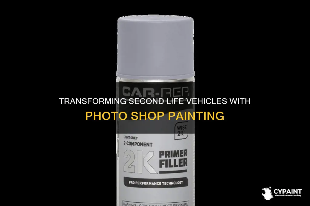 how to paint second life vehicles in photo shop