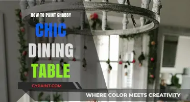 Transform Your Dining Table: Shabby Chic Painting Guide for Beginners