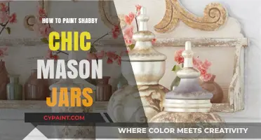 Create Vintage Charm: Painting Shabby Chic Mason Jars Step-by-Step