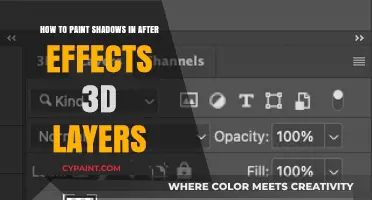 Mastering Shadows: Paint 3D Layers in After Effects