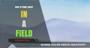 Mastering Sheep Painting: Techniques for Capturing a Peaceful Field Scene