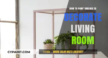 Transform Your Living Room: Easy Steps to Paint and Decorate Shelves