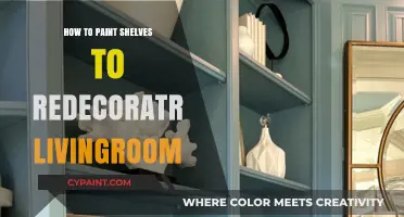 Revamp Your Living Room: Easy Steps to Paint Shelves Like a Pro