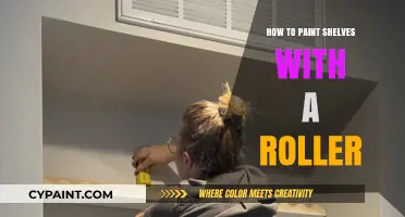 Effortless Shelf Painting: Roller Techniques for Smooth, Professional Results
