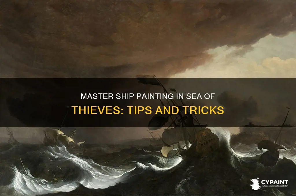 how to paint ship sea of thieves