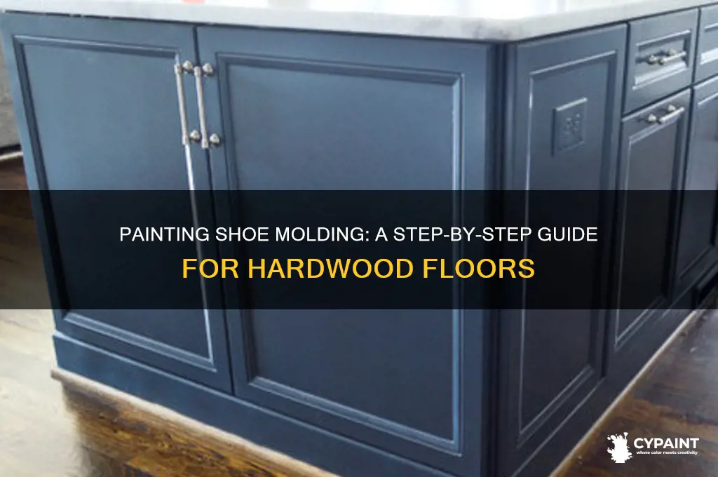 how to paint shoe molding with hardwood
