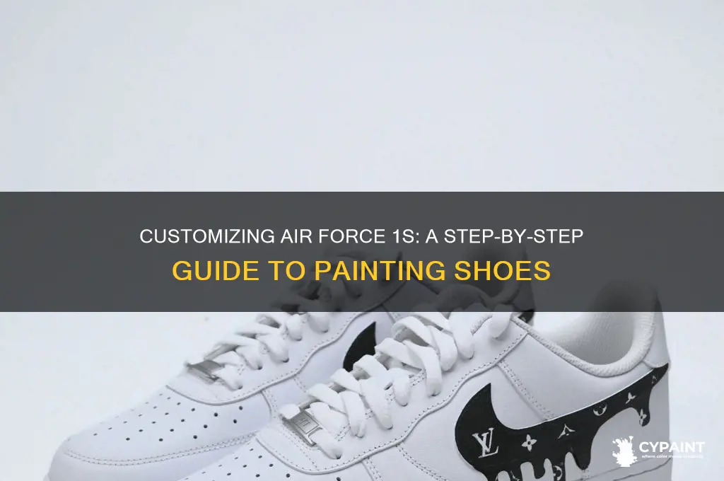 how to paint shoes air force 1