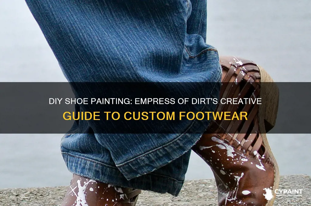 how to paint shoes empress of dirt