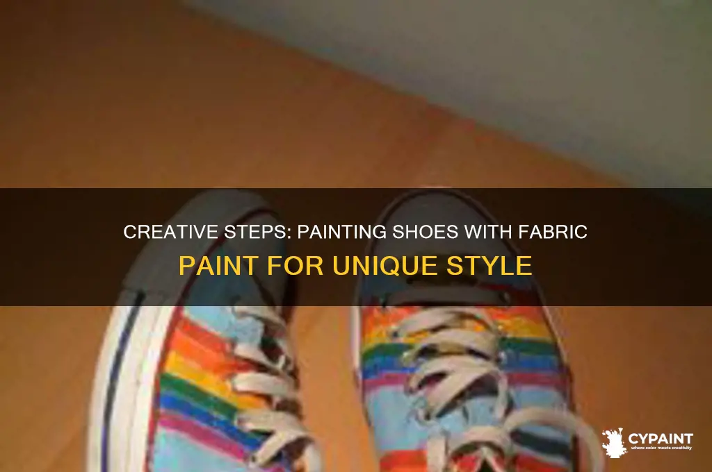 how to paint shoes with fabric paint