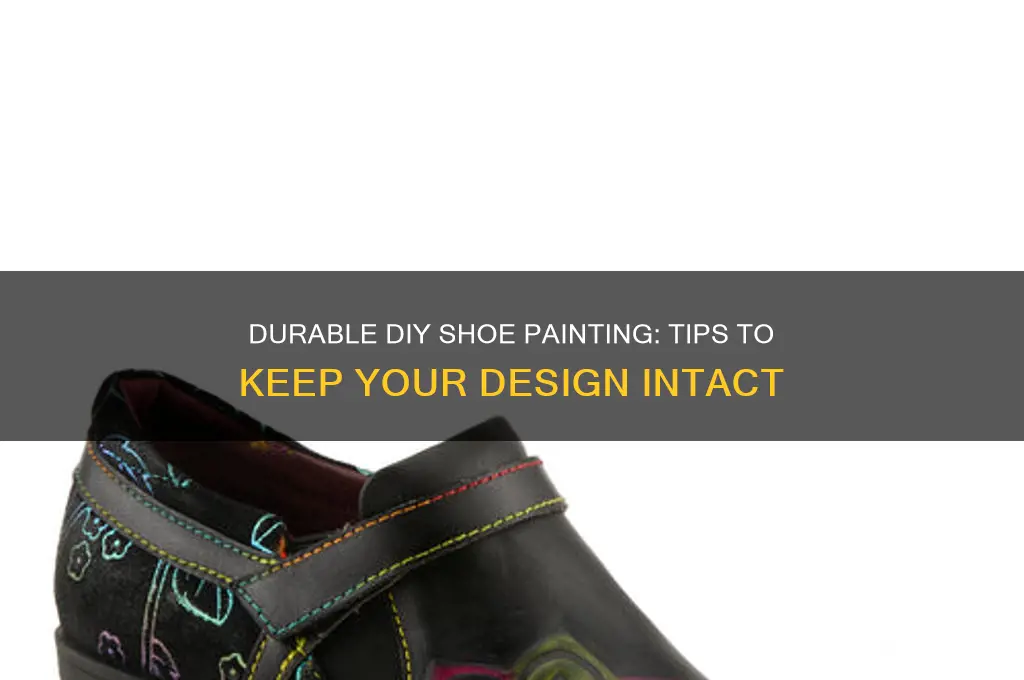 how to paint shoes without it coming off