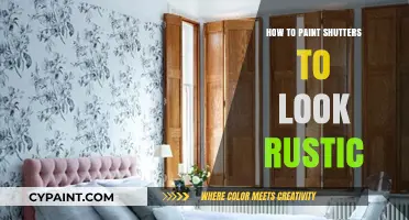Rustic Charm: Easy Steps to Paint Shutters for a Vintage Look