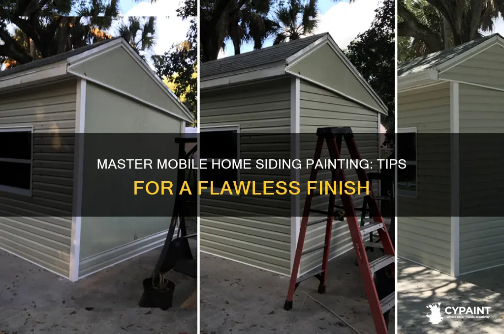 how to paint siding in a mobile