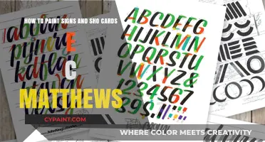 Master Sign Painting & Show Cards with E.C. Matthews' Techniques
