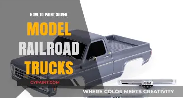 Mastering Silver Paint Techniques for Realistic Model Railroad Trucks