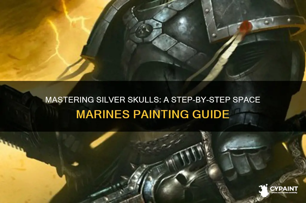 how to paint silver skulls space marines