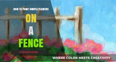 Easy Fence Flower Painting: Simple Steps for Beautiful Blooms