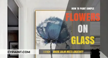 Easy Glass Painting: Simple Flower Designs for Beginners to Try