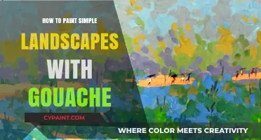 Master Gouache: Easy Steps to Paint Stunning Simple Landscapes