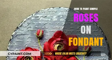 Easy Fondant Rose Painting: Simple Steps for Beautiful Floral Designs