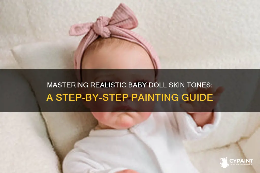 how to paint skin tones for baby dolls