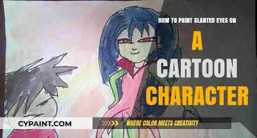 Mastering Cartoon Eyes: Slanted Eyes Painting Guide