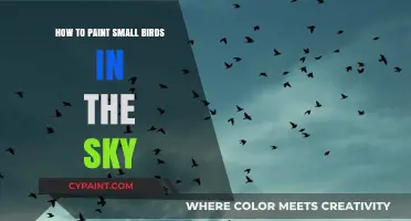 Mastering Sky Art: Techniques for Painting Tiny Birds Aloft