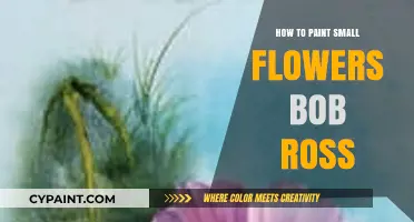 Mastering Bob Ross’s Technique: Painting Delicate Small Flowers Step-by-Step