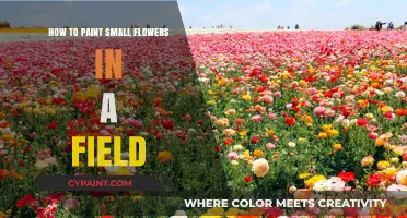 Mastering Delicate Details: Painting Tiny Flowers in a Field