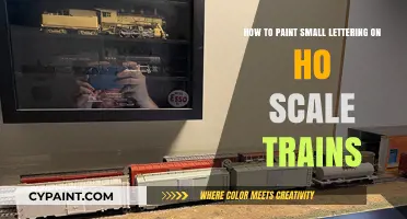 Mastering Tiny Train Lettering: A Guide to HO Scale Painting