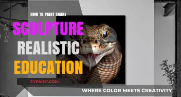Mastering Realistic Snake Sculpture Painting: Techniques and Educational Tips