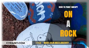 Creative Rock Painting: Step-by-Step Guide to Paint Snoopy on a Rock