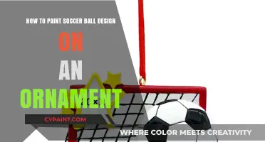 Crafting Soccer Ball Ornament: Paint Design Guide