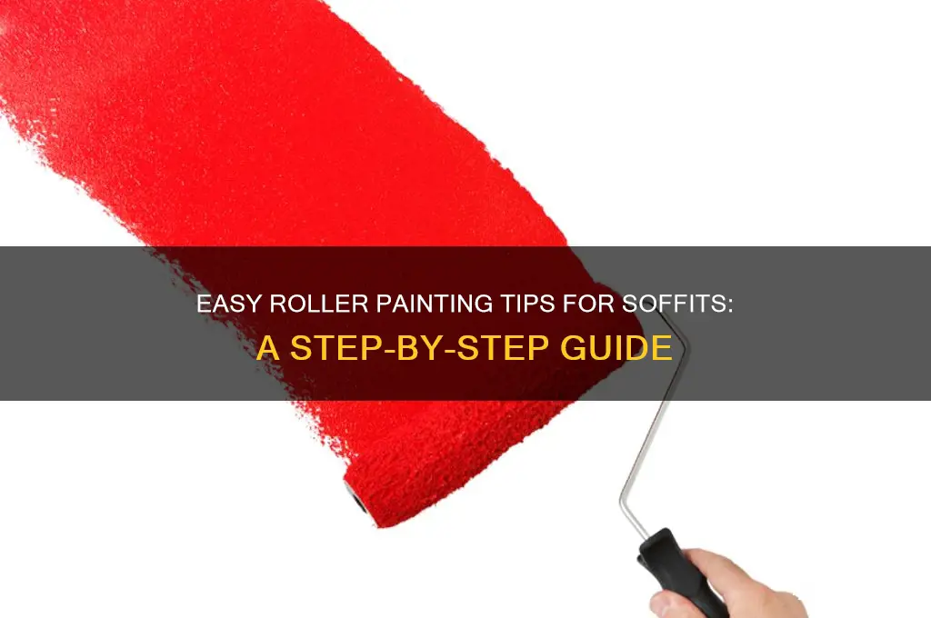 how to paint soffits with a roller