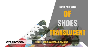 DIY Translucent Shoe Soles: Easy Painting Guide for Clear Effects